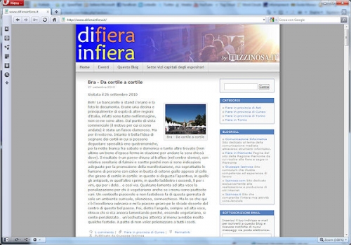 Blog sulle fiere locali visitate per lavoro