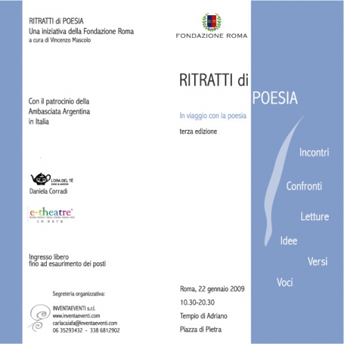 "Ritratti di Poesia" edizione 2009