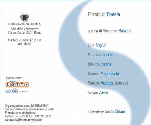 "Ritratti di Poesia" edizione 2008