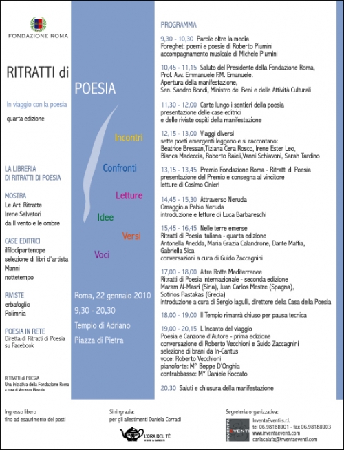 Ritratti di Poesia 2011