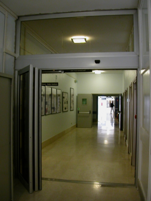 porta telescopica a sfondamento