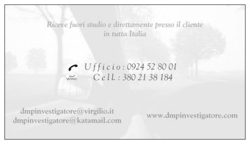 DMP Detective Privato