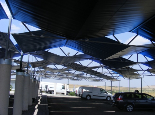 COPERTURA IN PVC PER STRUTTURA IN FERRO