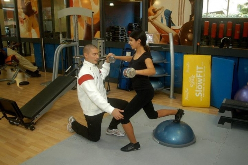 allenamento funzionale con il bosu
