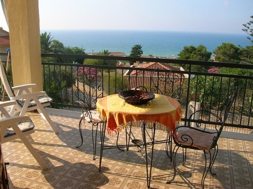 Veranda con panoramica