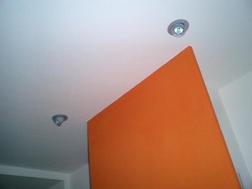 Caminetto e controsoffitto in cartongesso