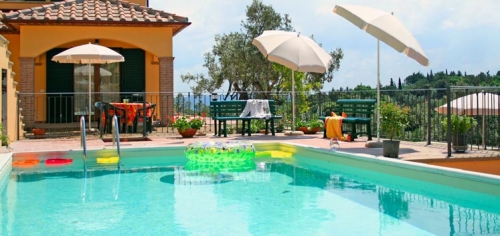 la piscina