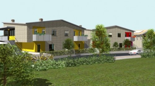 Edificio "F4"...di prossima realizzazione: FRONTE SECONDARIO LATO MONTE