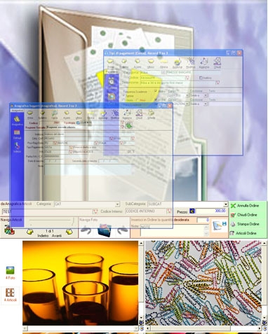 Software per la gestione Catalogo di immagini con la creazione dell'ordine